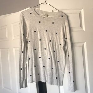 J. Crew Polka Dot Sweater